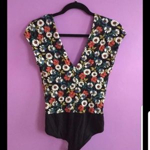 ZARA FLORAL BODYSUIT